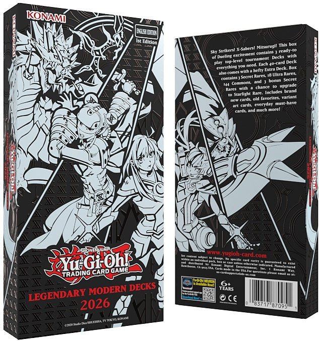 YGO LEGENDARY MODERN DECKS 2026