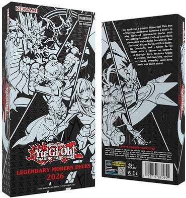 YGO LEGENDARY MODERN DECKS 2026
