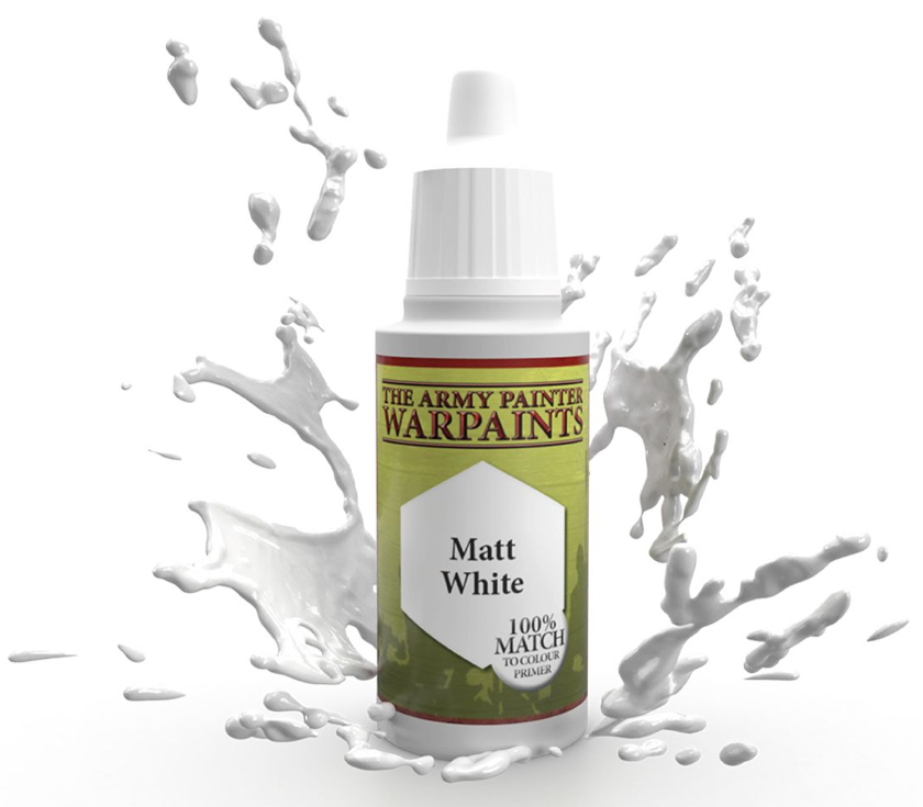 THE ARMY PAINTER WARPAINTS: MATTE WHITE