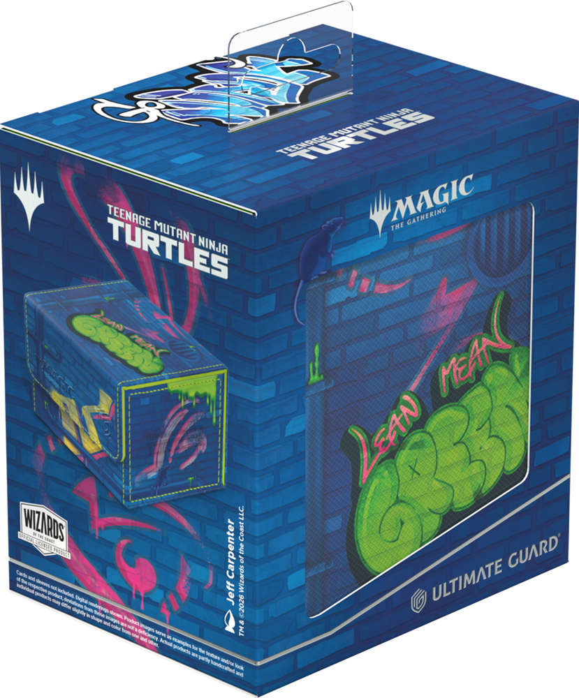 UG DECK CASE SIDEWINDER 133+ XENOSKIN MTG TEENAGE MUTANT NINJA TURTLES SEWER WALLS
