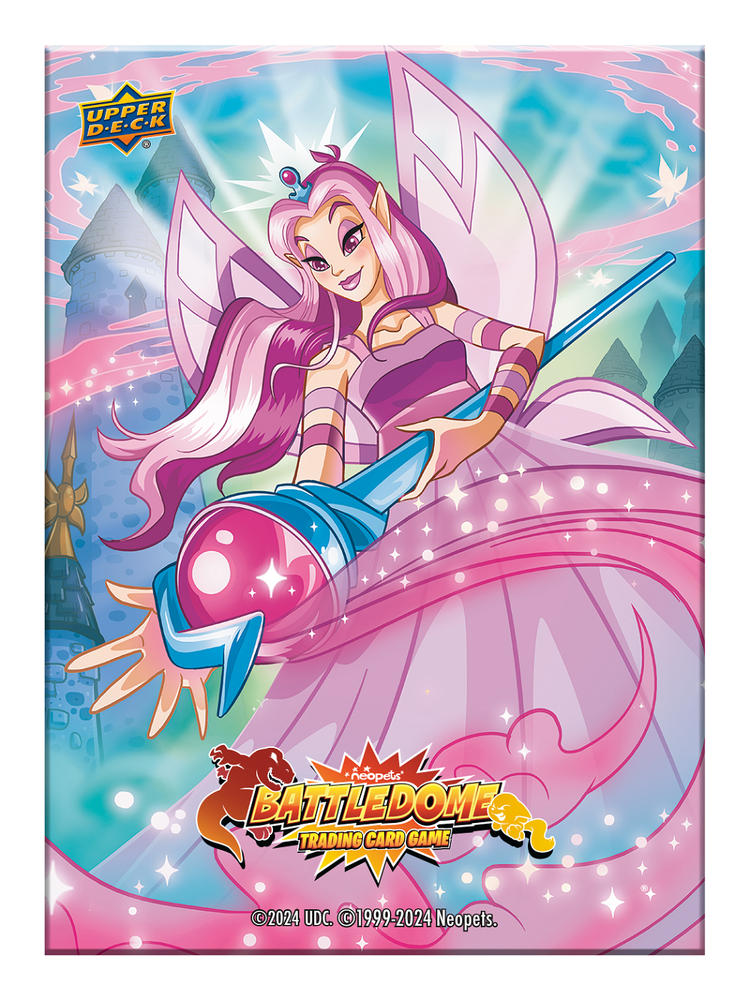 NEOPETS BATTLEDOME TCG CARD SLEEVES FYORA 65CT