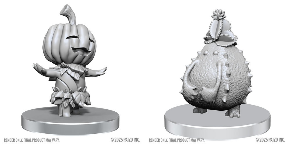 PF UNPAINTED MINIS WV28 GOURD LESHY AND CACTUS LESHY