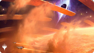 UP PLAYMAT MTG EDGE OF ETERNITIES MYTHIC LAND WHITE