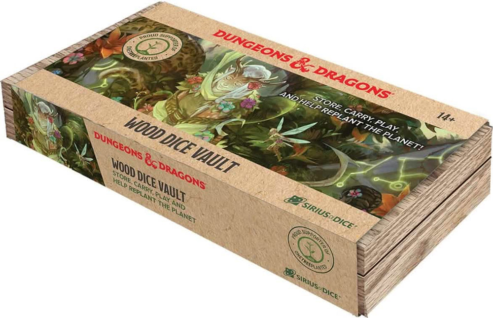 SD DND WOODEN DICE VAULT