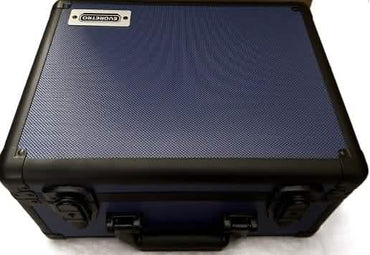 ER GRADED CARD STORAGE BOX HEAVY DUTY 3 ROWS BLUE ALUMINUM