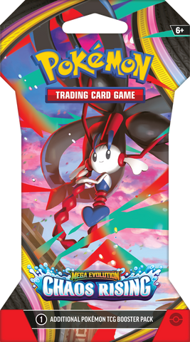 SLEEVED POKEMON ME04 CHAOS RISING PACK