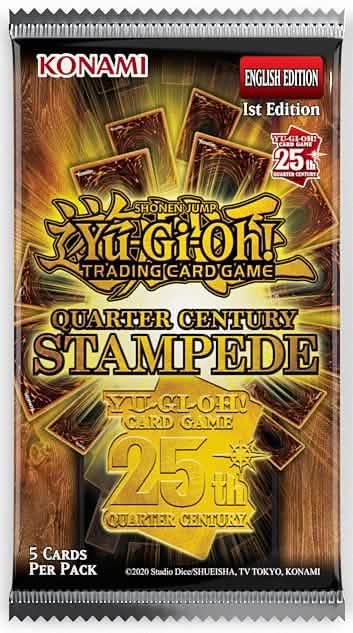 YGO QUARTER CENTURY STAMPEDE BOOSTER PACK