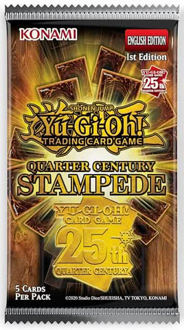 YGO QUARTER CENTURY STAMPEDE BOOSTER PACK