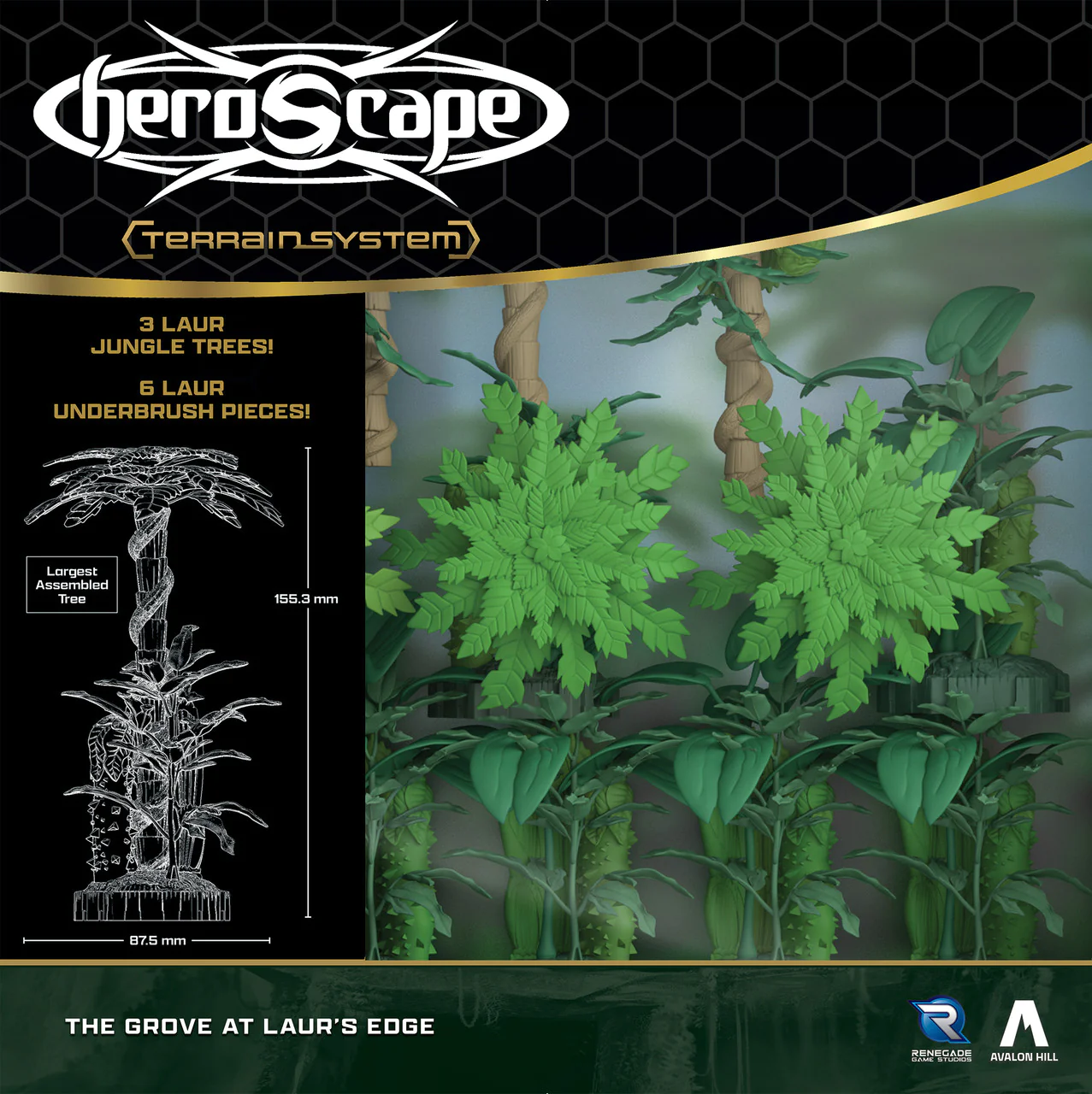 HEROSCAPE THE GROVE AT LAUR'S EDGE TERRAIN EXP