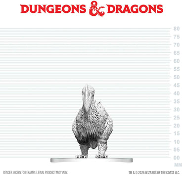 DND UNPAINTED MINIS WV29 AXE BEAK
