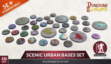 DUNGEONS AND LASERS SCENIC URBAN BASES SET