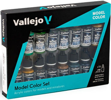 VALLEJO: 16 COLOR SET GERMAN CAMOUFLAGE WWII