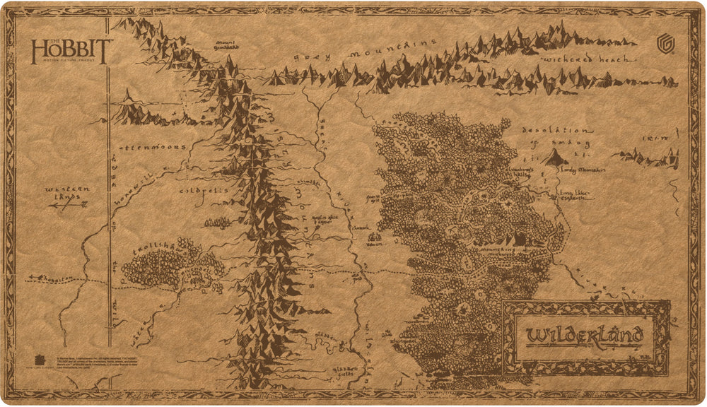 UG PLAYMAT SOPHOSKIN THE HOBBIT MAP - WILDERLAND