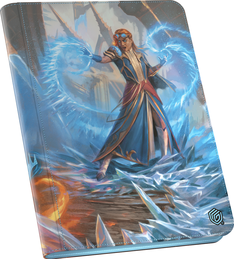 UG ZIPFOLIO 360 XENOSKIN MTG REALITY FRACTURE - RED/BLUE MYTHIC