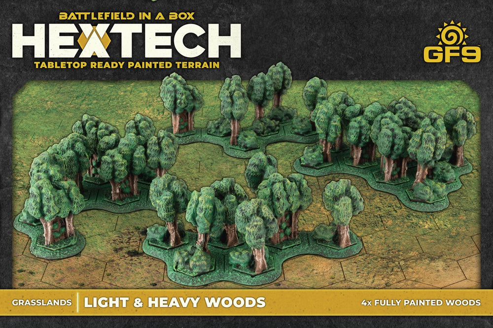 BATTLEFIELD IN A BOX: HEXTECH GRASSLANDS LIGHT & HEAVY WOODS