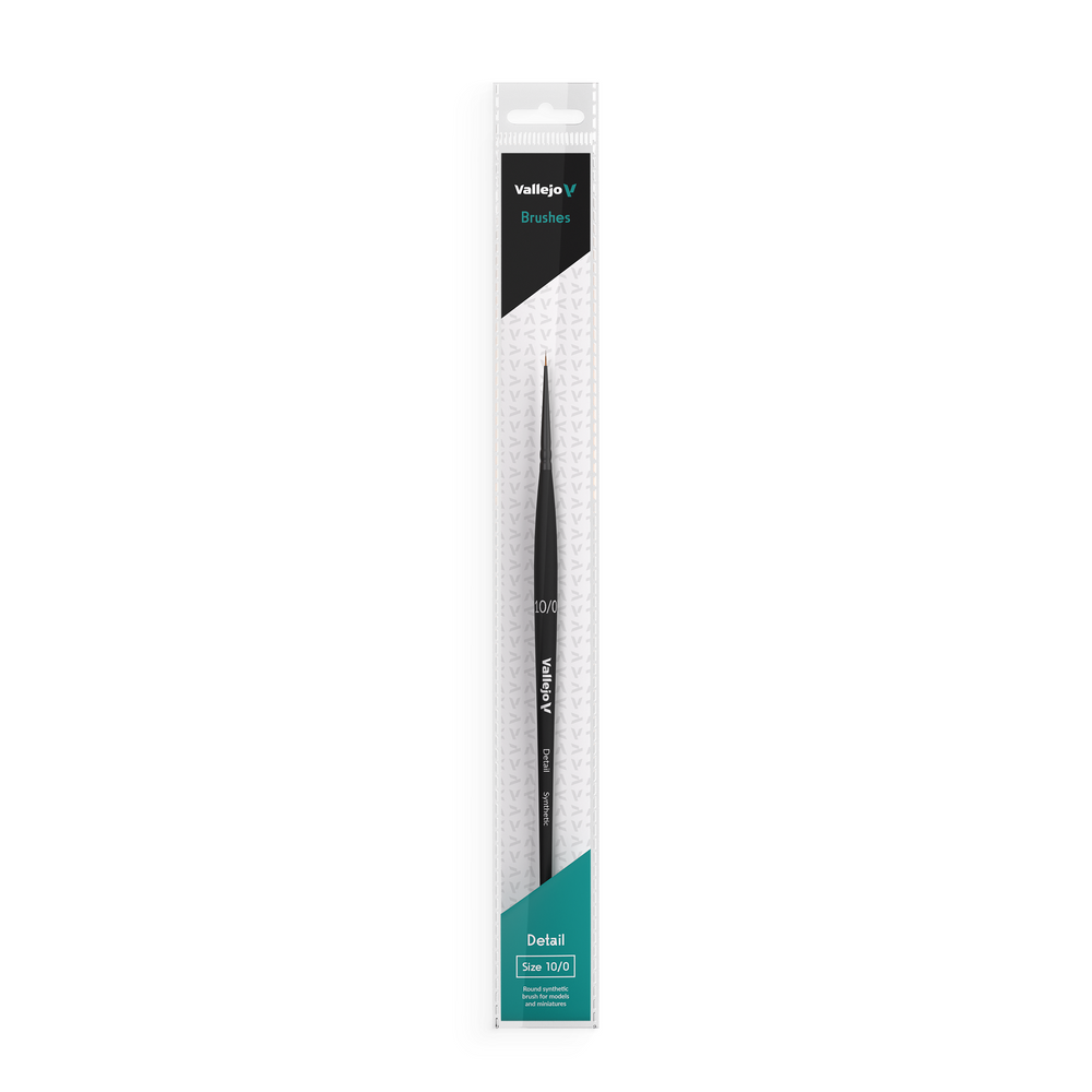 VALLEJO: ROUND SYNTHETIC BRUSH NO. 10/0