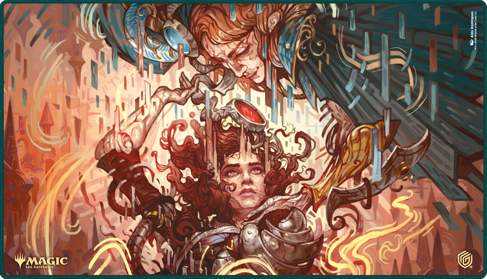 UG PLAYMAT MTG REALITY FRACTURE - RED RARE 2