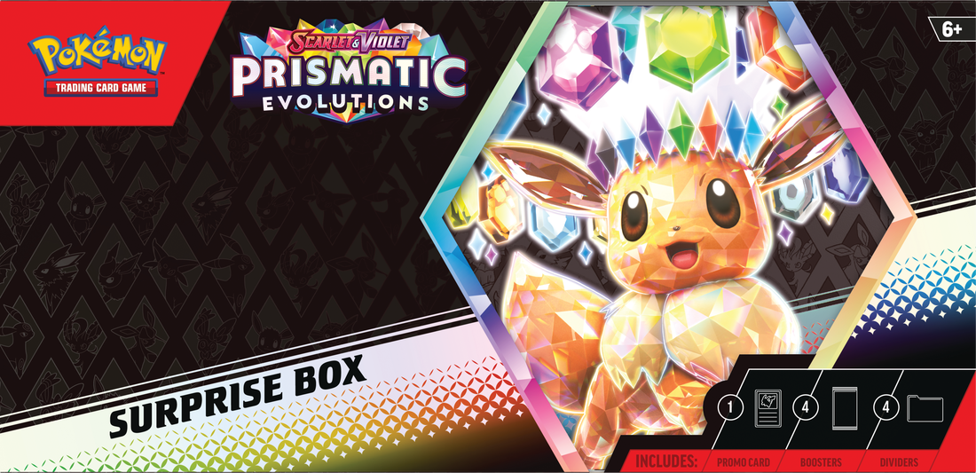 POKEMON SV8.5 PRISMATIC EVOLUTIONS SURPRISE BOX PRE ORDER ^ FEB 7/25