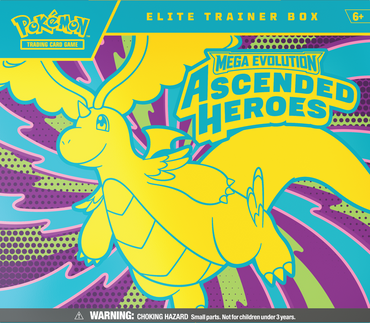 POKEMON ME2.5 ASCENDED HEROES ELITE TRAINER BOX (LIMIT 1) PRE ORDER ^ FEB 20/26