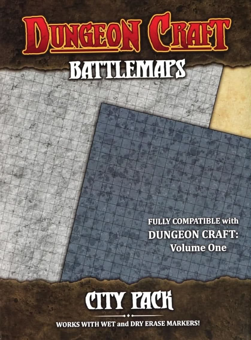 DUNGEON CRAFT BATTLE MAP: CITY