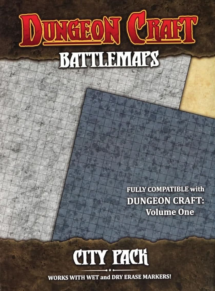 DUNGEON CRAFT BATTLE MAP: CITY