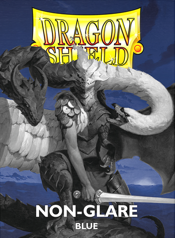 DRAGON SHIELD SLEEVES MATTE BLUE NON-GLARE 100CT