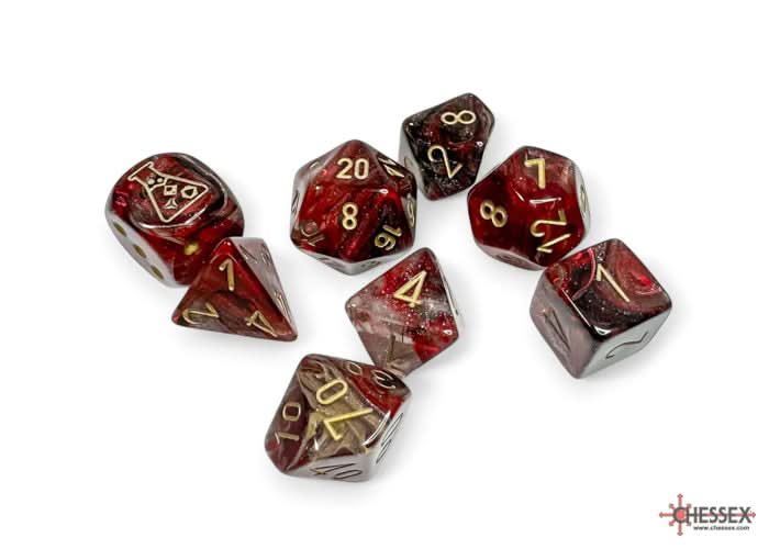 BOREALIS 7-DIE SET POLYHEDRAL COSMOS/GOLD