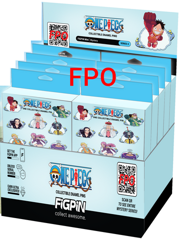 FIGPIN ONE PIECE SERIES 4 MYSTERY MINIS 10CT PDQ