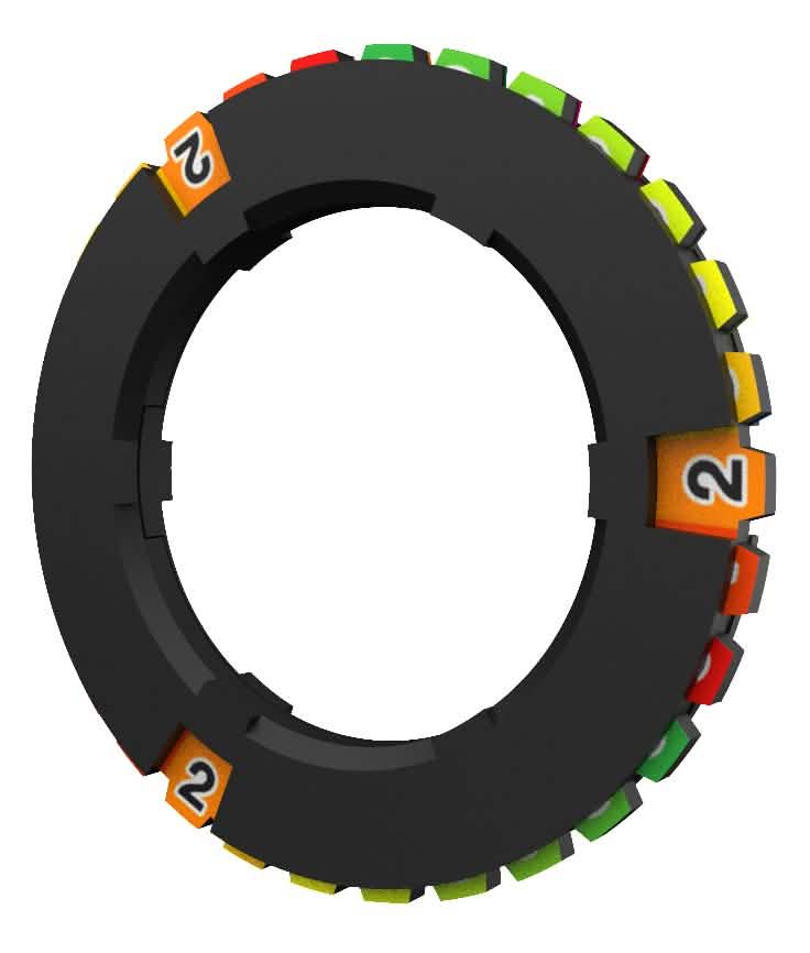 UP MULTI-RING ROTATING CONDITION/HEALTH TRACKER