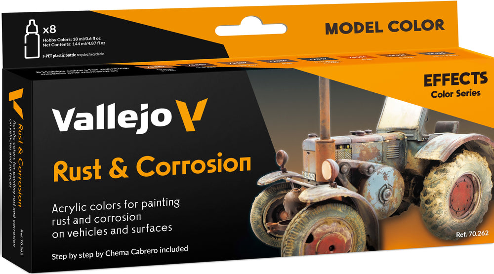 VALLEJO: MODEL COLOR RUST & CORROSSION