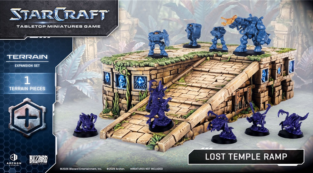 STARCRAFT TERRAIN LOST TEMPLE RAMP EXPANSION SET