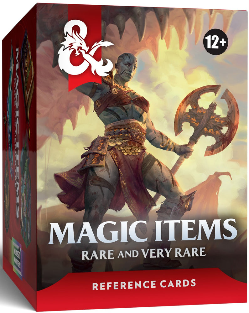 DND RPG REFERENCE CARDS MAGIC ITEMS RARE AND VERY RARE