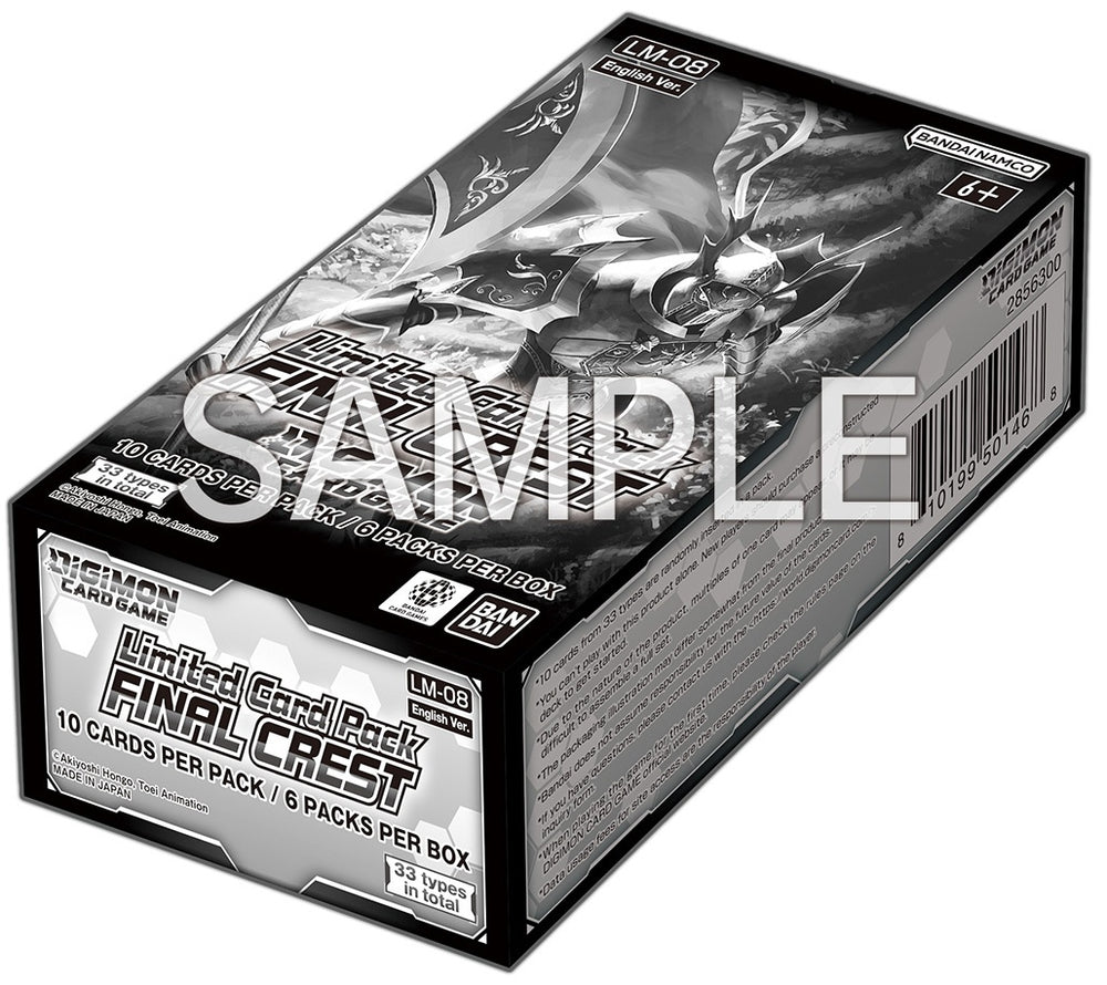 DIGIMON CG LM-08 FINAL CREST LIMITED CARD PACK