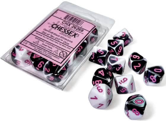 GEMINI 10D10 BLACK-WHITE/PINK