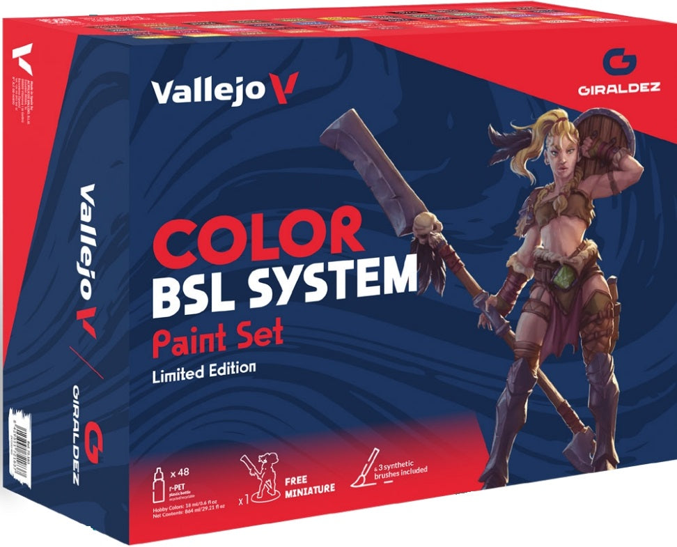 VALLEJO: COLOR BSL SYSTEM PAINT SET
