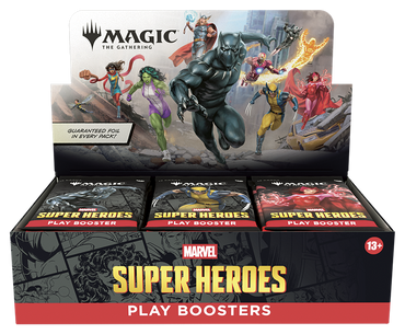 MTG MARVEL SUPER HEROES PLAY BOOSTER BOX PRE ORDER ^ JUN 26/26