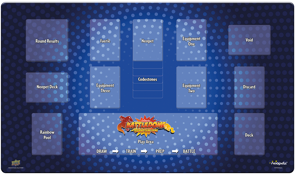 NEOPETS BATTLEDOME TCG PLAYMAT BATTLEDOME