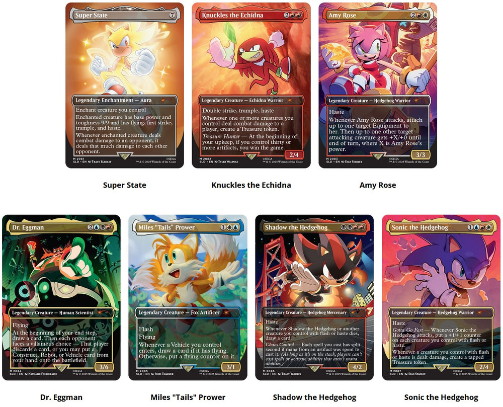 MTG SECRET LAIR SONIC LEGENDS REGULAR