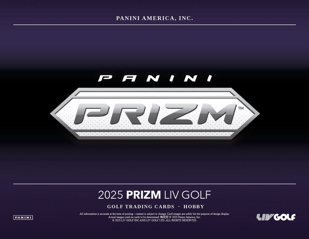 PANINI PRIZM LIV GOLF 2025