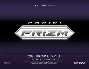 PANINI PRIZM LIV GOLF 2025