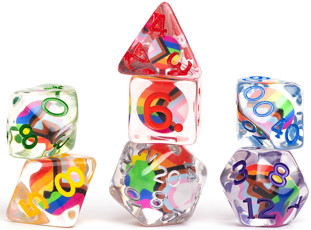 DND PROGRESS PRIDE DICE SET