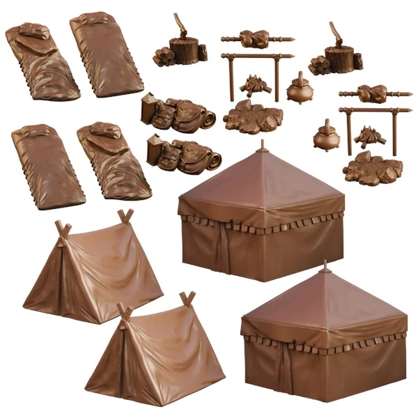 TERRAIN CRATE - MILITARY CAMPSITE