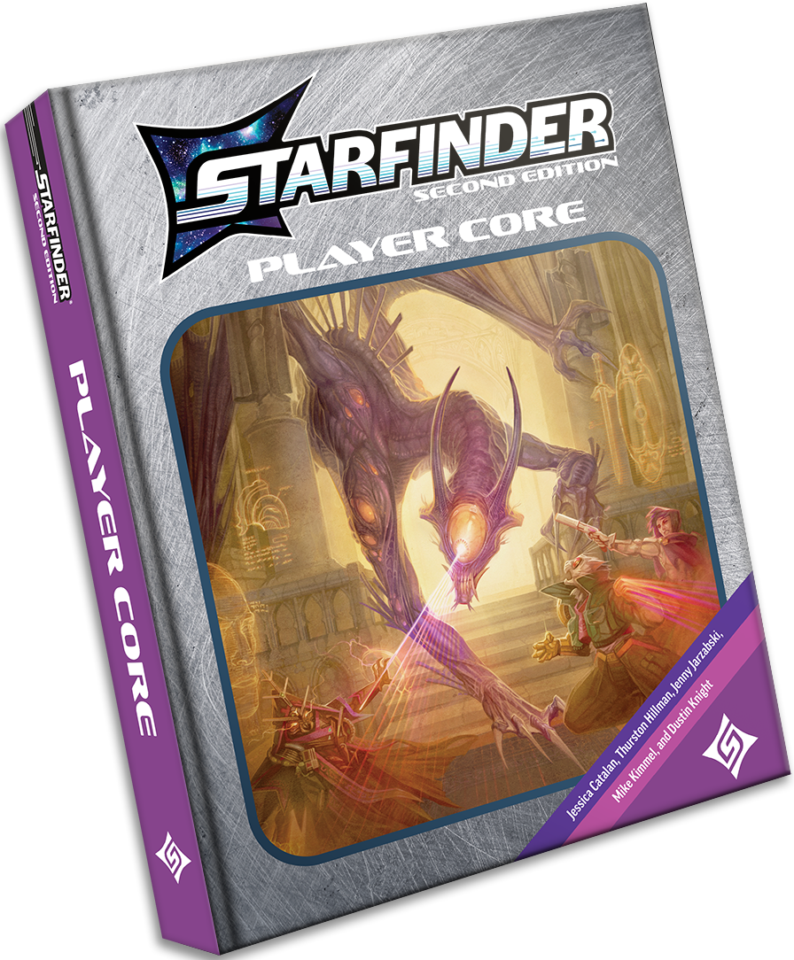 STARFINDER 2E PLAYER CORE RETAILER COVER HC