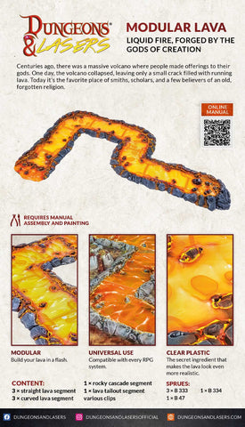 DUNGEONS AND LASERS MODULAR LAVA