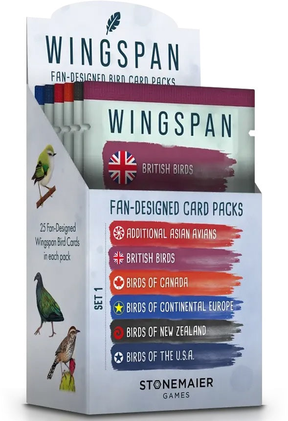 WINGSPAN FAN DESIGNED PACK SET 1