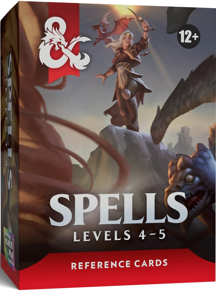 DND RPG REFERENCE CARDS SPELLS 3