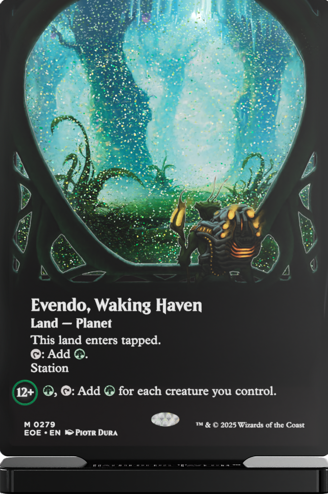 GATHERERS TAVERN MTG EDGE OF ETERNITIES SLABS EVENDO, WAKING HAVEN SLAB STANDEE