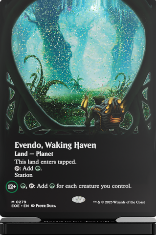 GATHERERS TAVERN MTG EDGE OF ETERNITIES SLABS EVENDO, WAKING HAVEN SLAB STANDEE