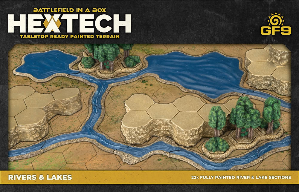 BATTLEFIELD IN A BOX: HEXTECH TRINITY CITY RIVERS AND LAKES 22CT