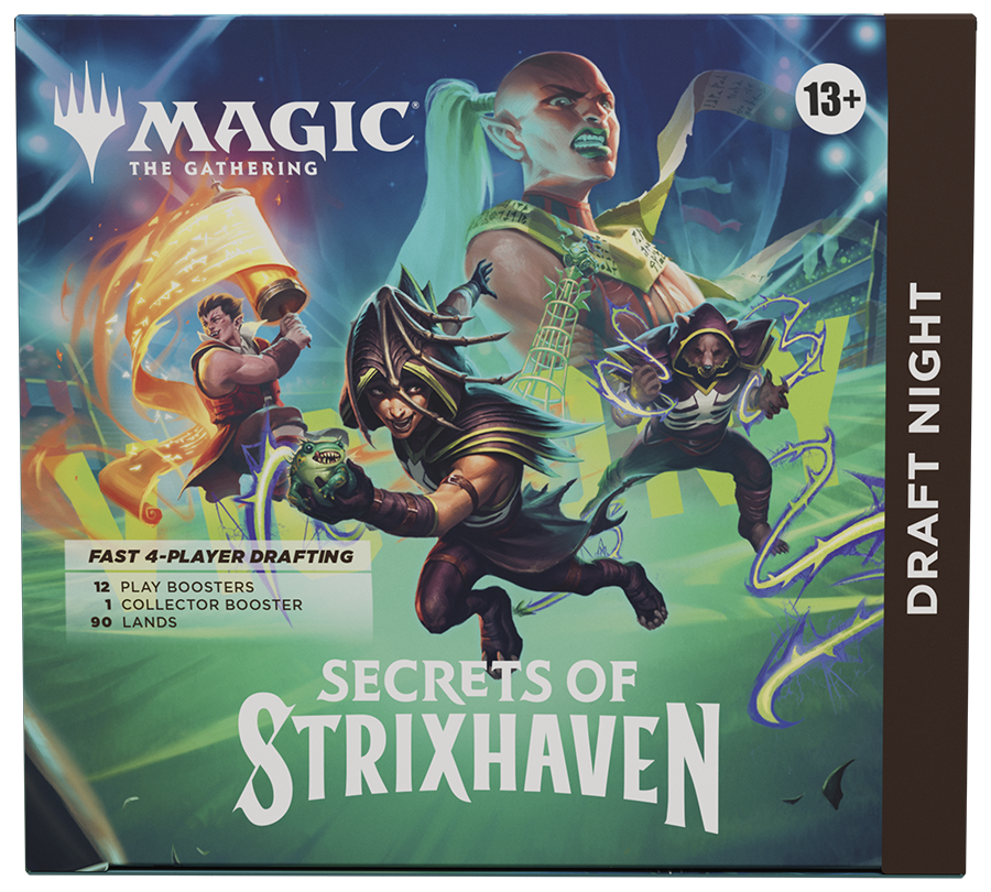 MTG SECRETS OF STRIXHAVEN DRAFT NIGHT PRE ORDER ^ APR 17/26